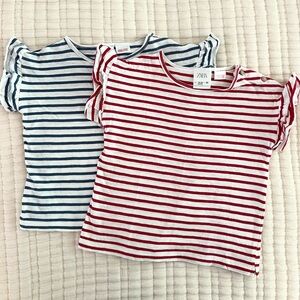 Zara striped tshirts